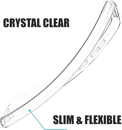 Miniatura 3 de CoverON Funda delgada de TPU diseñada para Samsung Galaxy A52, cubierta suave flexible del teléfono - transparente