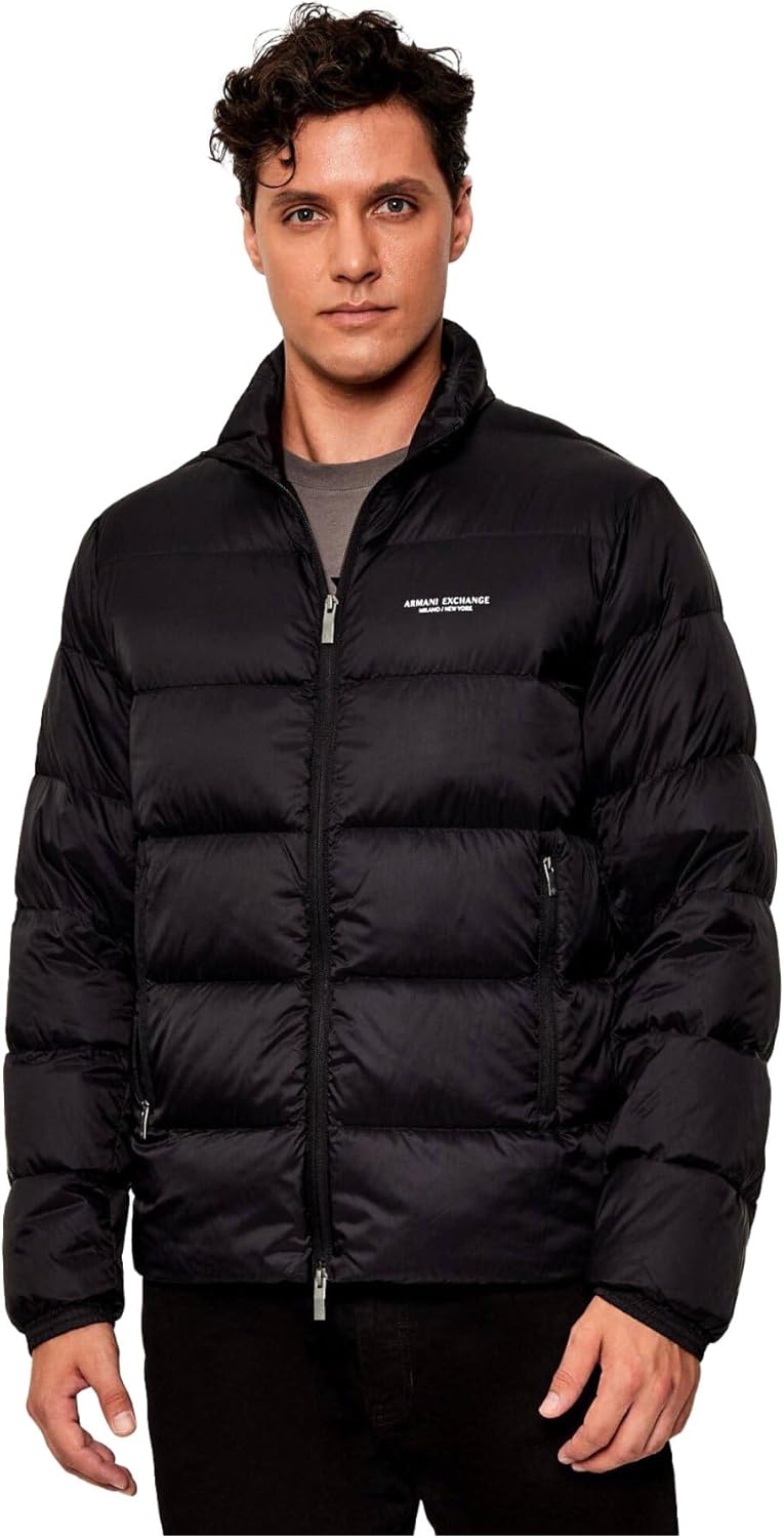 Armani Exchange mens Down Puffer Jacket