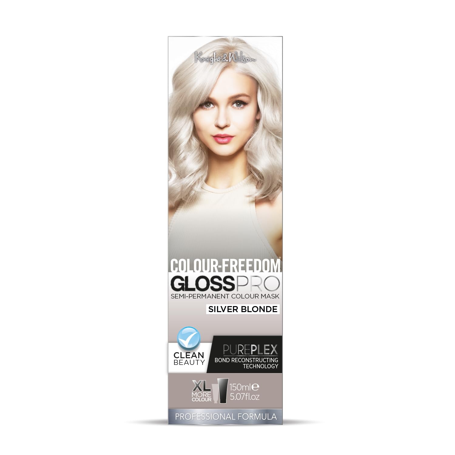 Knight & Wilson Unisex Silver Colour-Freedom Gloss Blonde