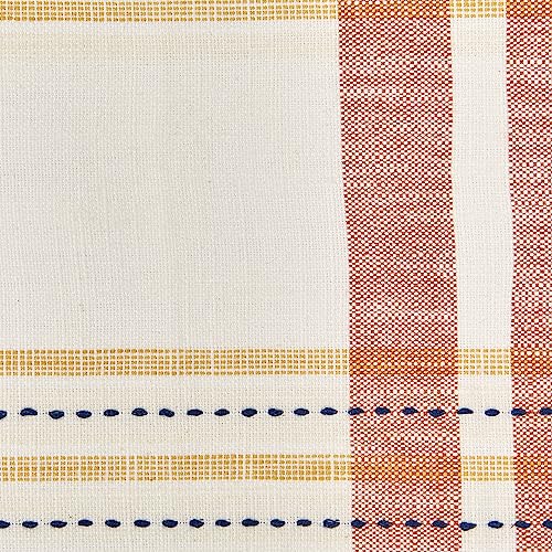 Juego de servilletas de tela DII Veranda Plaid 20x20, 4 unidades miniatura 3