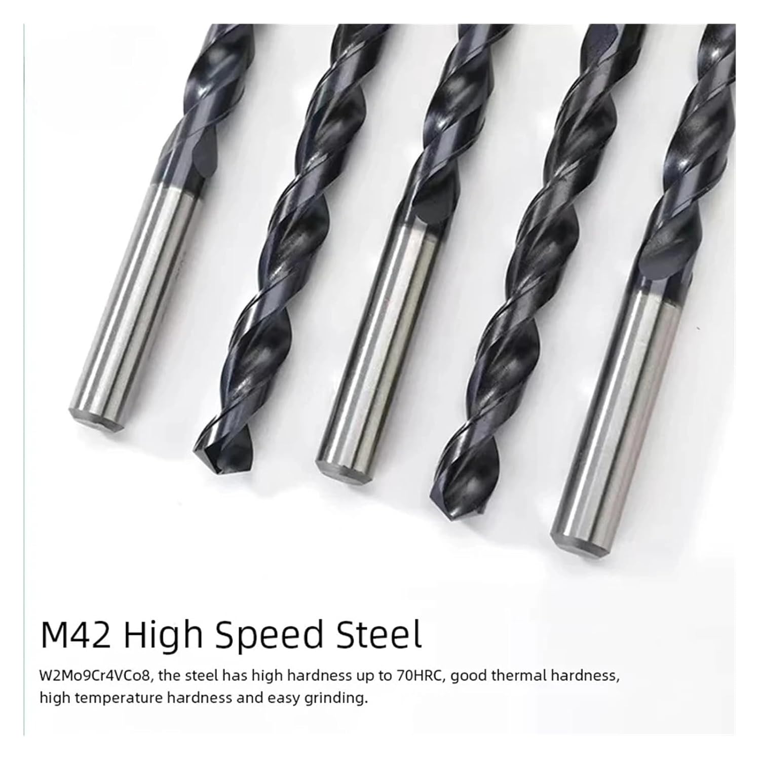 5PC 4.1mm M42 Cobalt Twist Drill Bit HSS-Co8 High Performance
