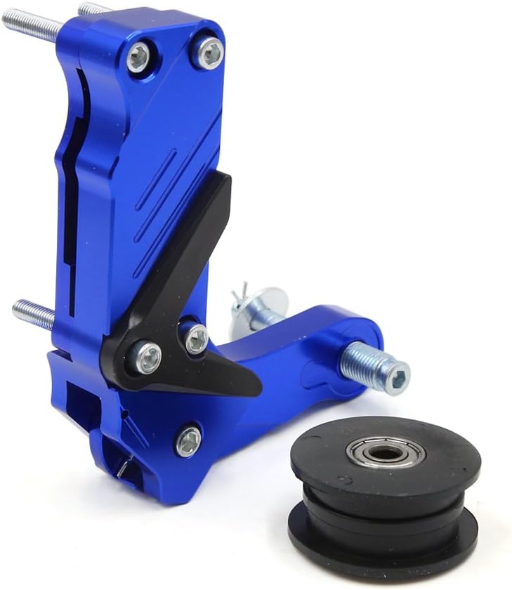 Blue Aluminum Alloy Bolt Roller Chain Tensioner Adjuster Tool for Motorcycle (id: 4ba 59e 555 9b1 222