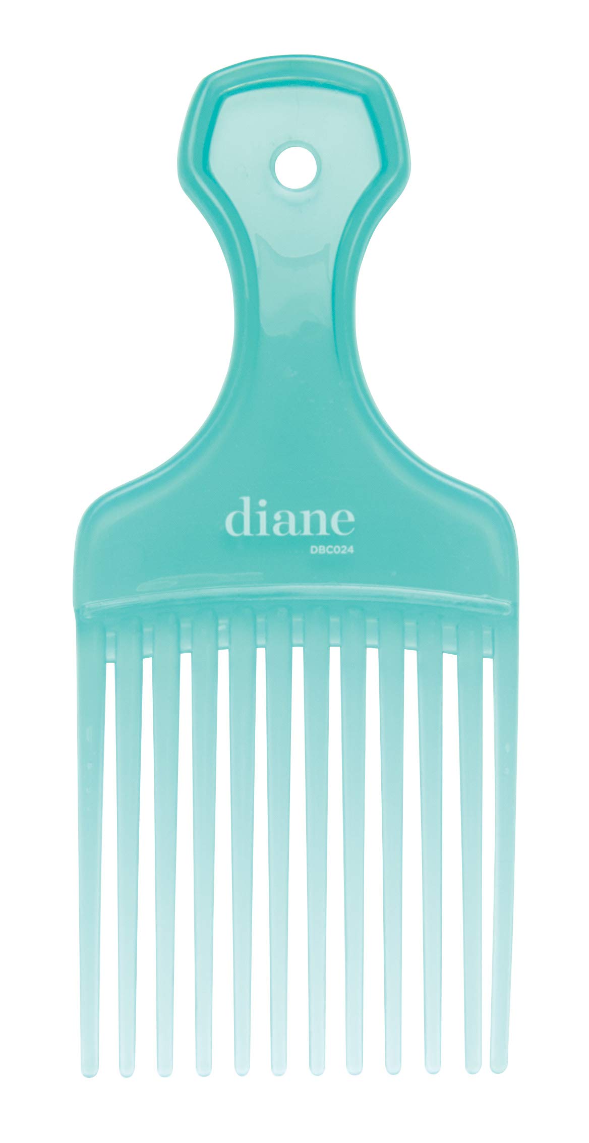 Diane oil-infused lift comb, 6-1/4", green, DBC024