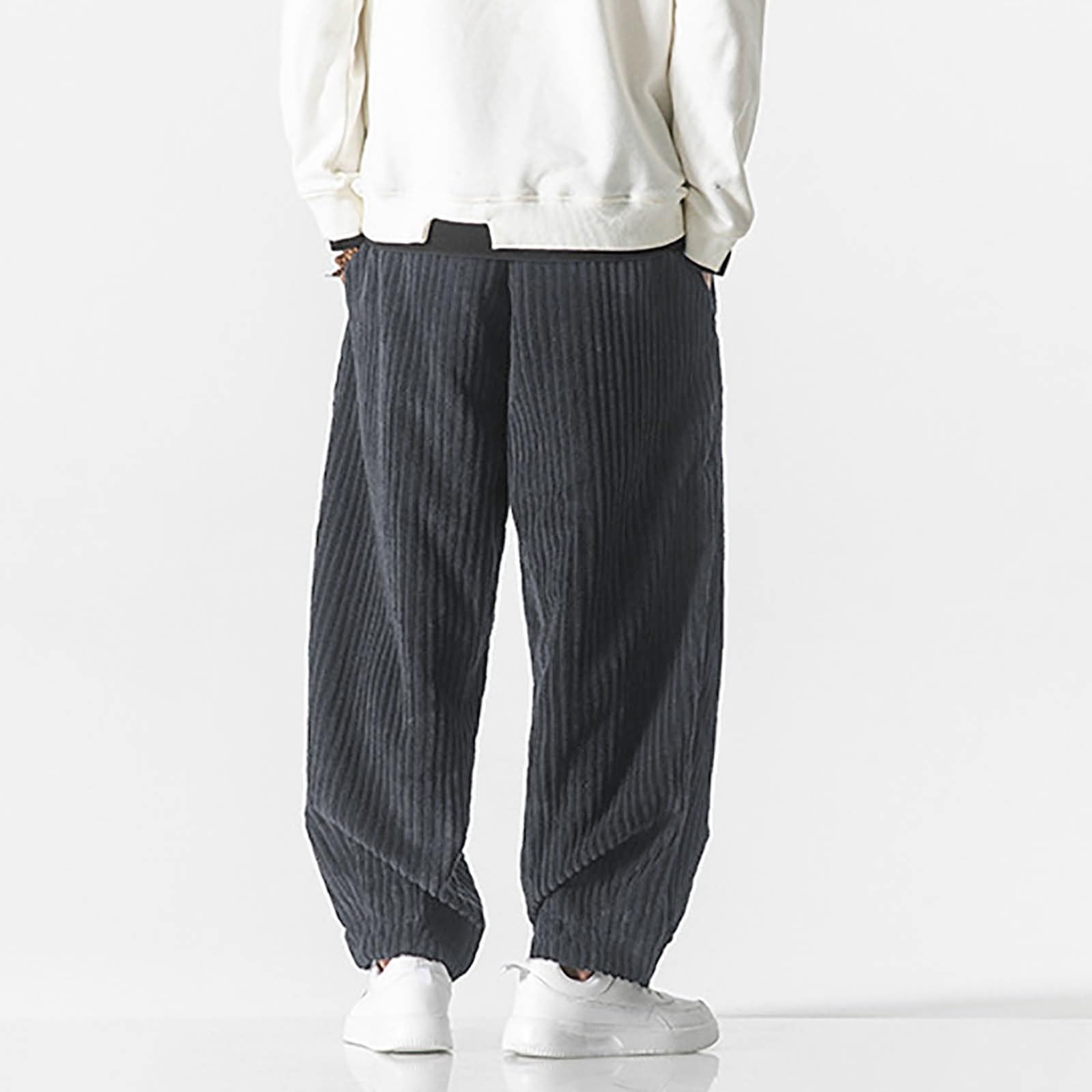 Pantalones Hombre Cargo Algodón Chino Correr Recto Casual Verano Corte Regular Cintura Elástica Elástica Flexible Cómodo Clásico Deporte Ocio A33