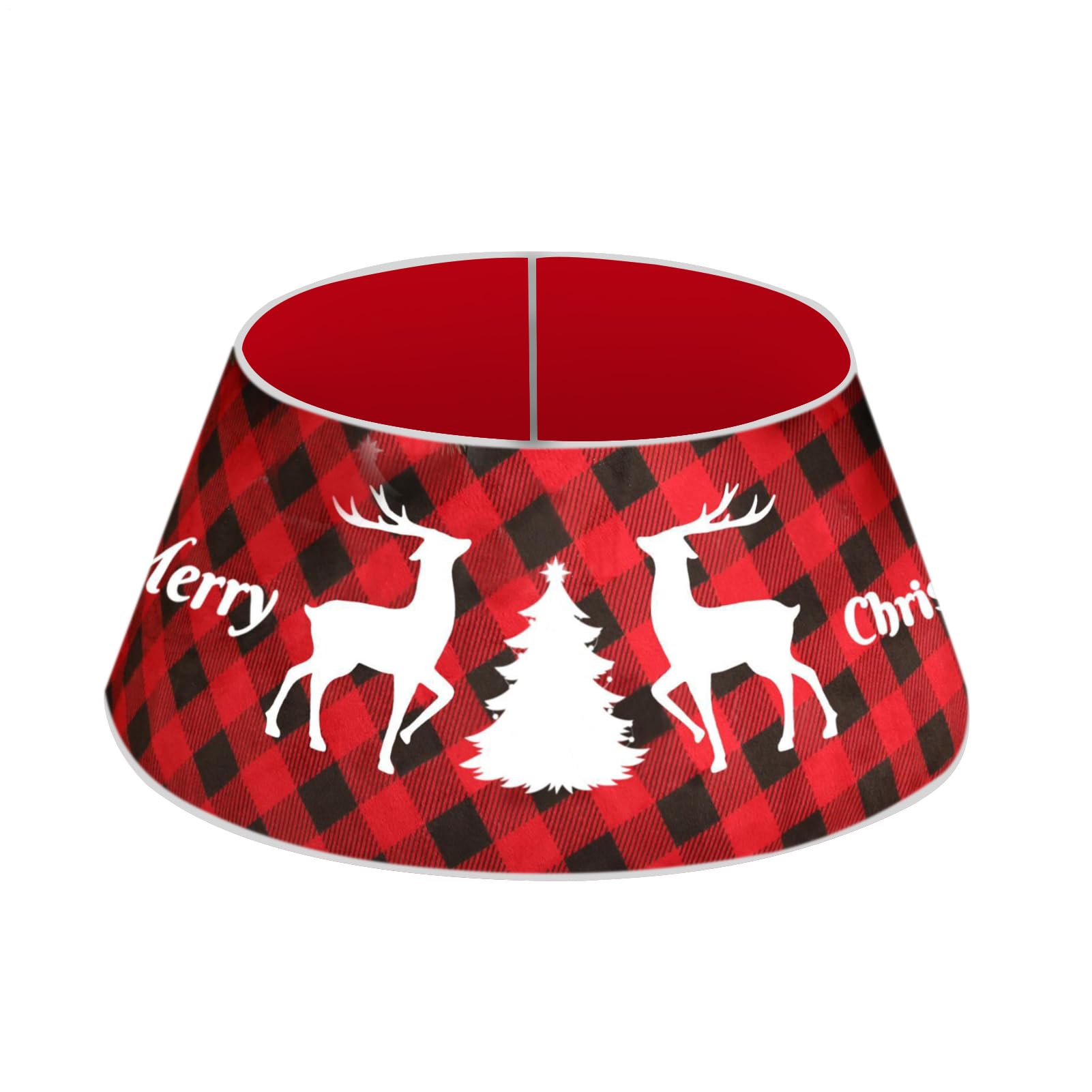 Jupe de sapin de Noël rustique pour sublimer le salon et réchauffer vos fêtes en appartement