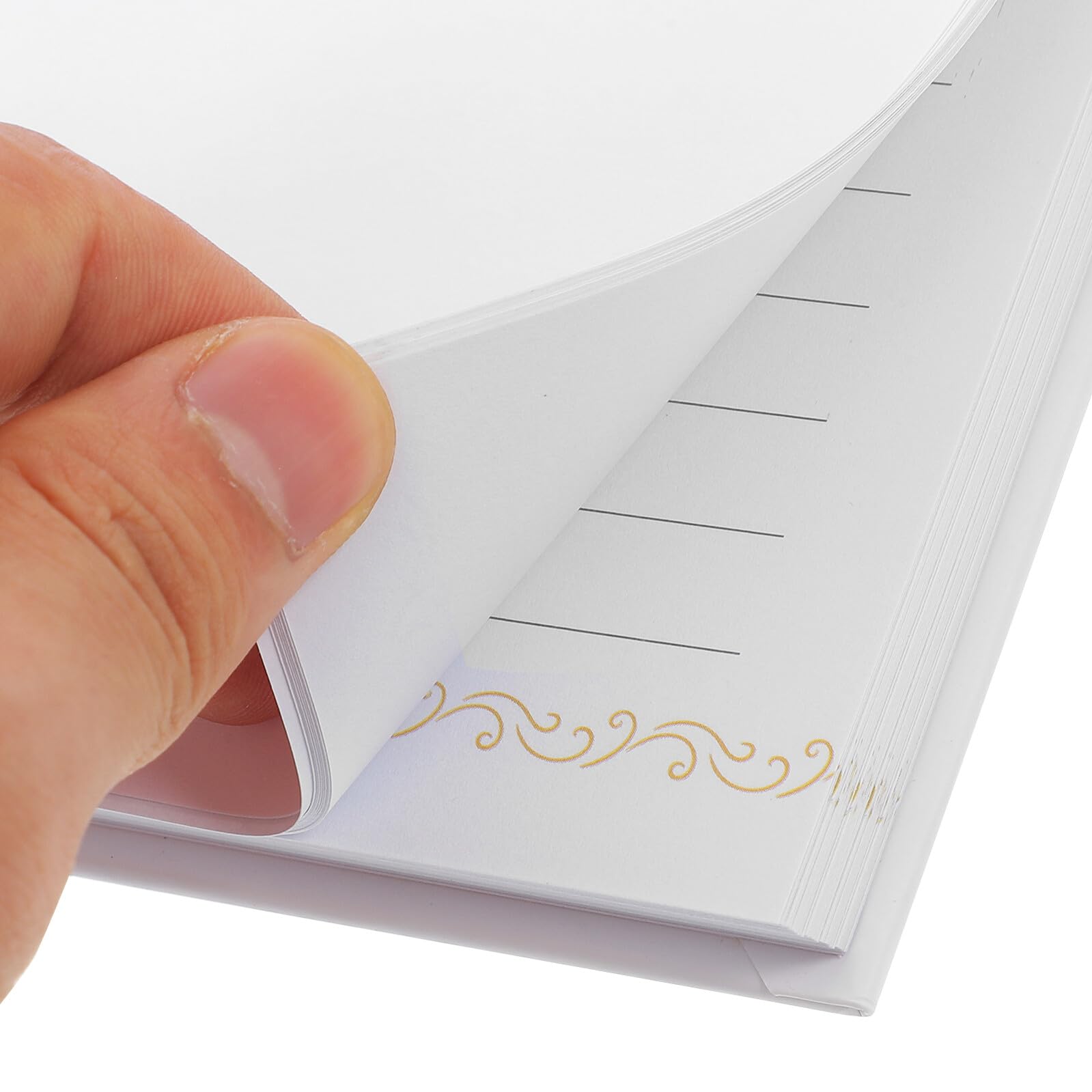 Healeved Libro degli Ospiti per Registrare Ricordi e Firme degli Ospiti per Matrimonio 120 Fogli in Carta Bianco Libro Firma per Nozze e Feste