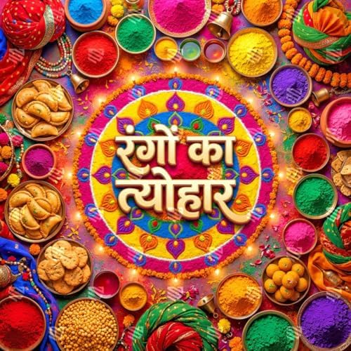 BACKDROPINDIA Holi Festival Backdrop 5ft x 5ft Decoration Rangoli ...