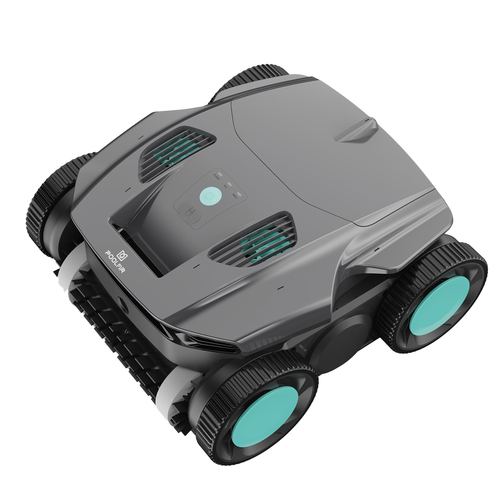 Photo 1 of ** very used*** PoolMr Cordless Robotic Pool Cleaner-Pool Vacuum for In ground Pools with Wall Climbing-120 Mins Running Time, Smart Navigation, 20Gal/Mins Poweful Suction, for Most Pools up to 1,500 Sq.ft, Cyan