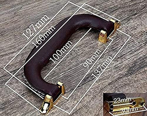 Miniatura 2 de Mango de cuero PU para guitarra, caja musical, bolsos, cajas de regalo, cajas de vino, equipaje, caja de herramientas, caja de instrumentos, 1