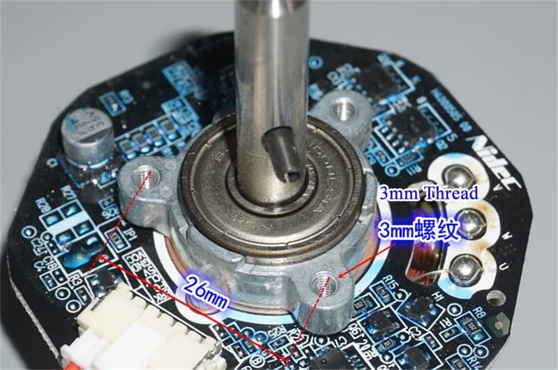 Nidec 42F704M450 Motor Mounting Points