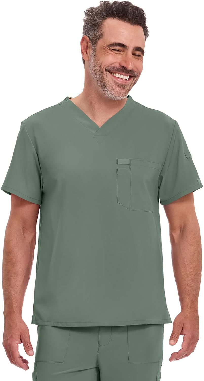 Dickies EDS Essentials Men Scrubs Top Tuckable V-Neck DK635