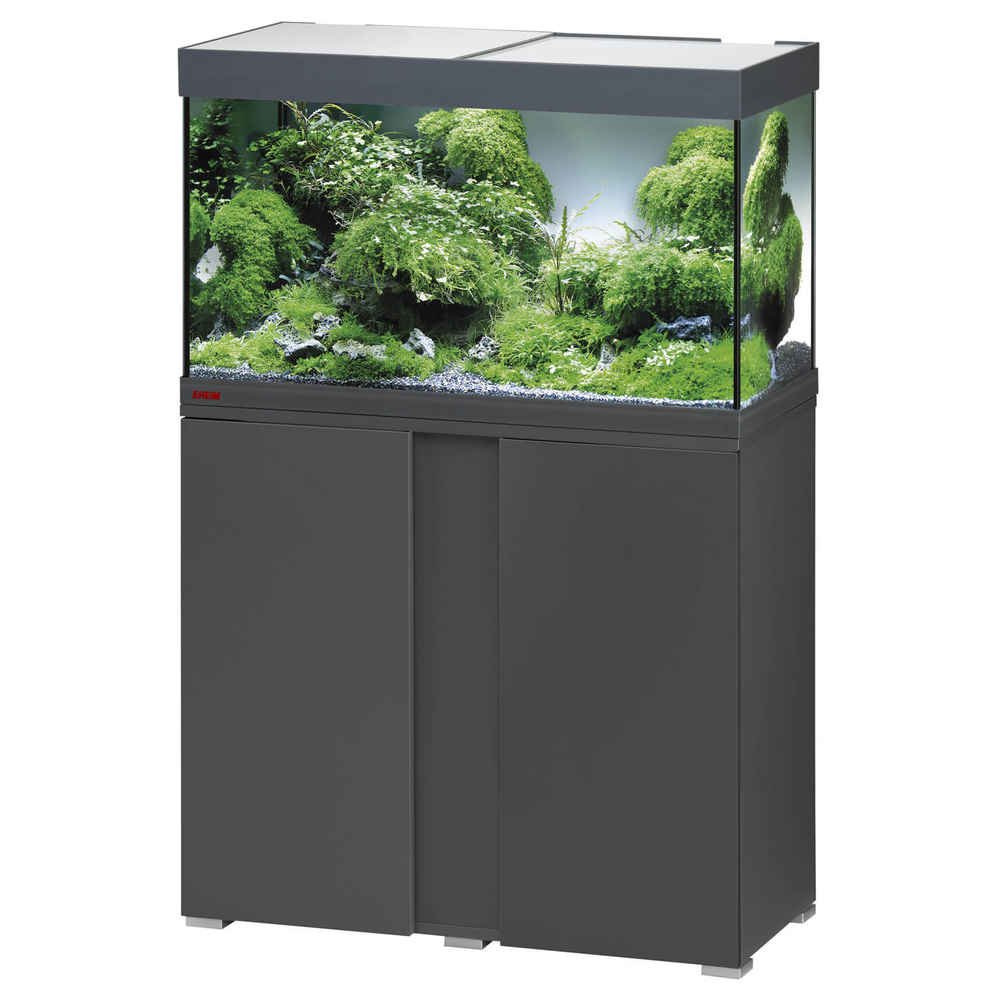 VIVALINE LED 126 COMBI anthracite 10.6w + biopower 160 + ch.100w total 81x36x119cm verre 6/8mm