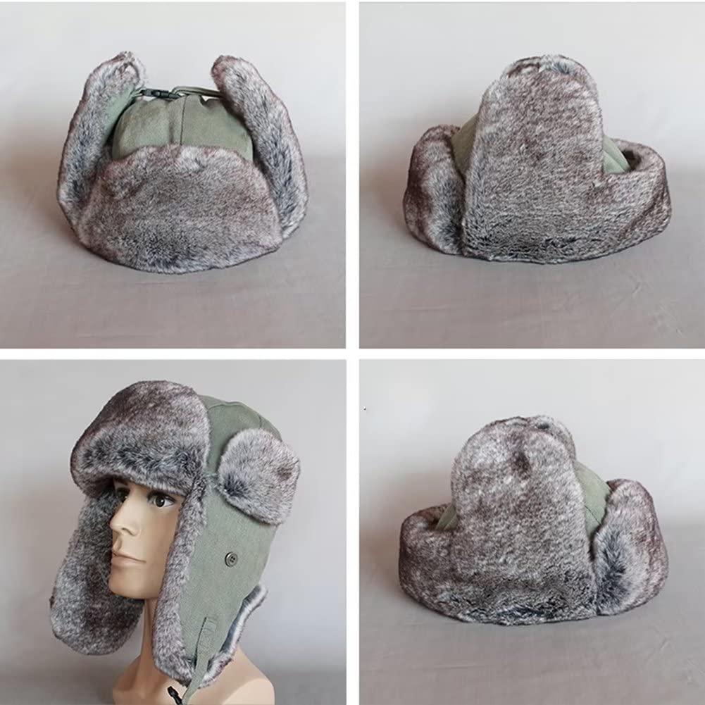 DongBao Gorro de Invierno Térmico Gorro de Aviador Caliente con Orejeras Sombrero de Esquí Ciclismo Senderismo A Prueba de Viento
