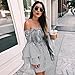 Women Dress,IEason Womens Holiday Off Shoulder StripeParty Ladies Casual Dress Long Sleeve Dress (2XL, Black)