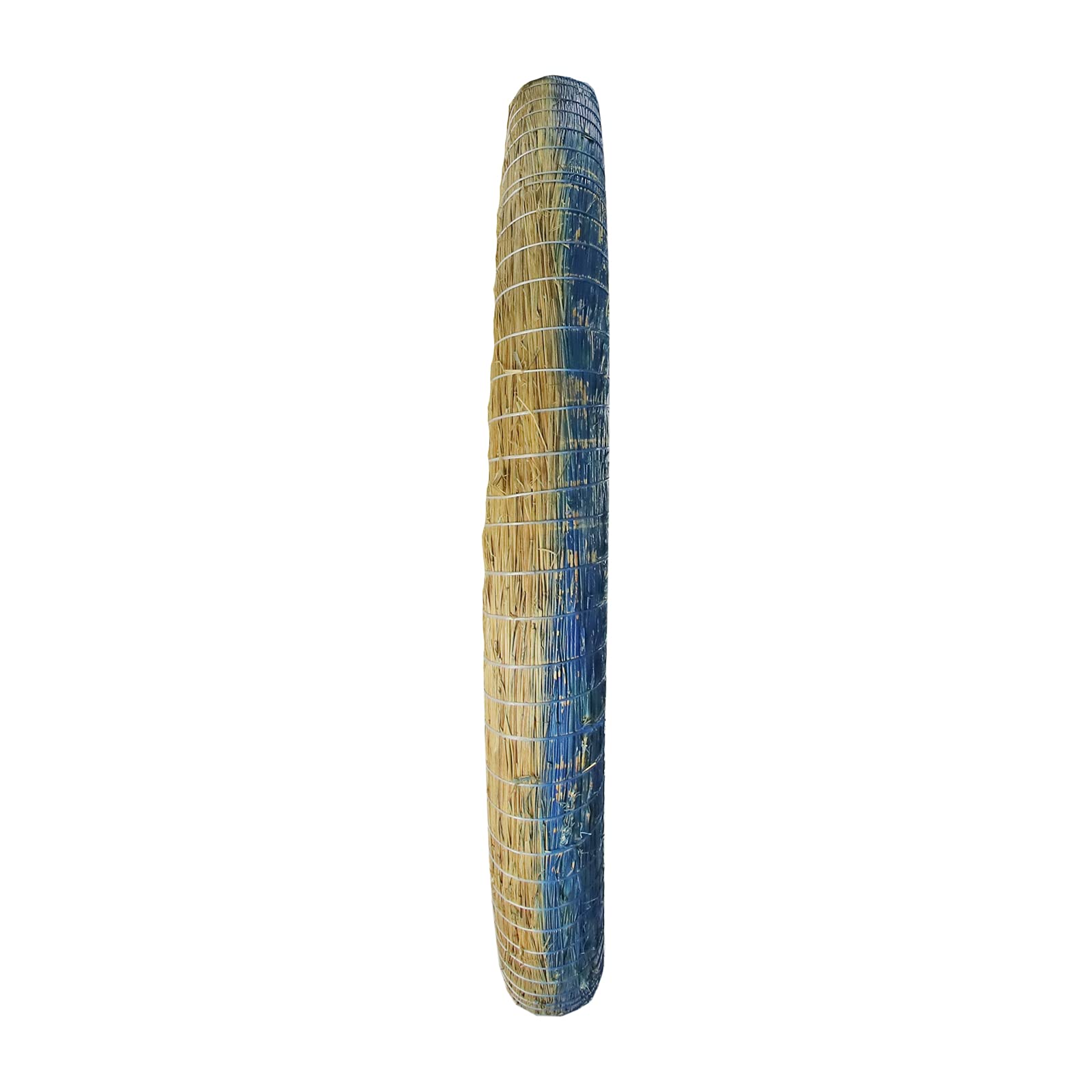 Runde Strohscheibe Deluxe - Ø 80 cm | Dicke: 8 cm | blau-rot, Zielscheibe für Pfeil und Bogen, Bogenschießen Kinder Erwachsene - Stroh Ziel ohne Ständer
