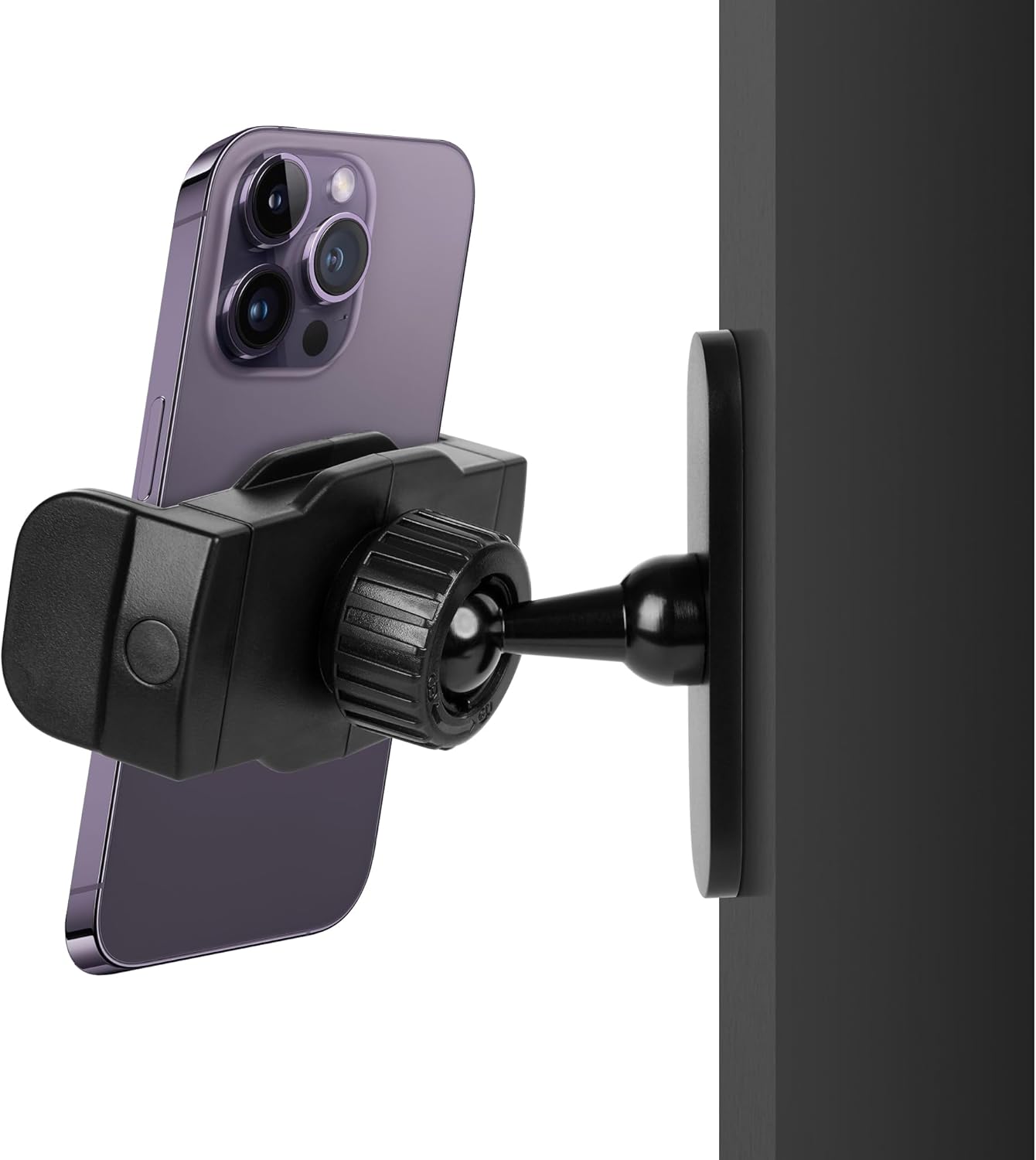 Magnetic Phone Holder for Gym, Portable Gym Magnetic Phone Holder, 360 Degree Adjustable, Compatible with 4.7-6.5’’ Smartphones (Black) - Image 6