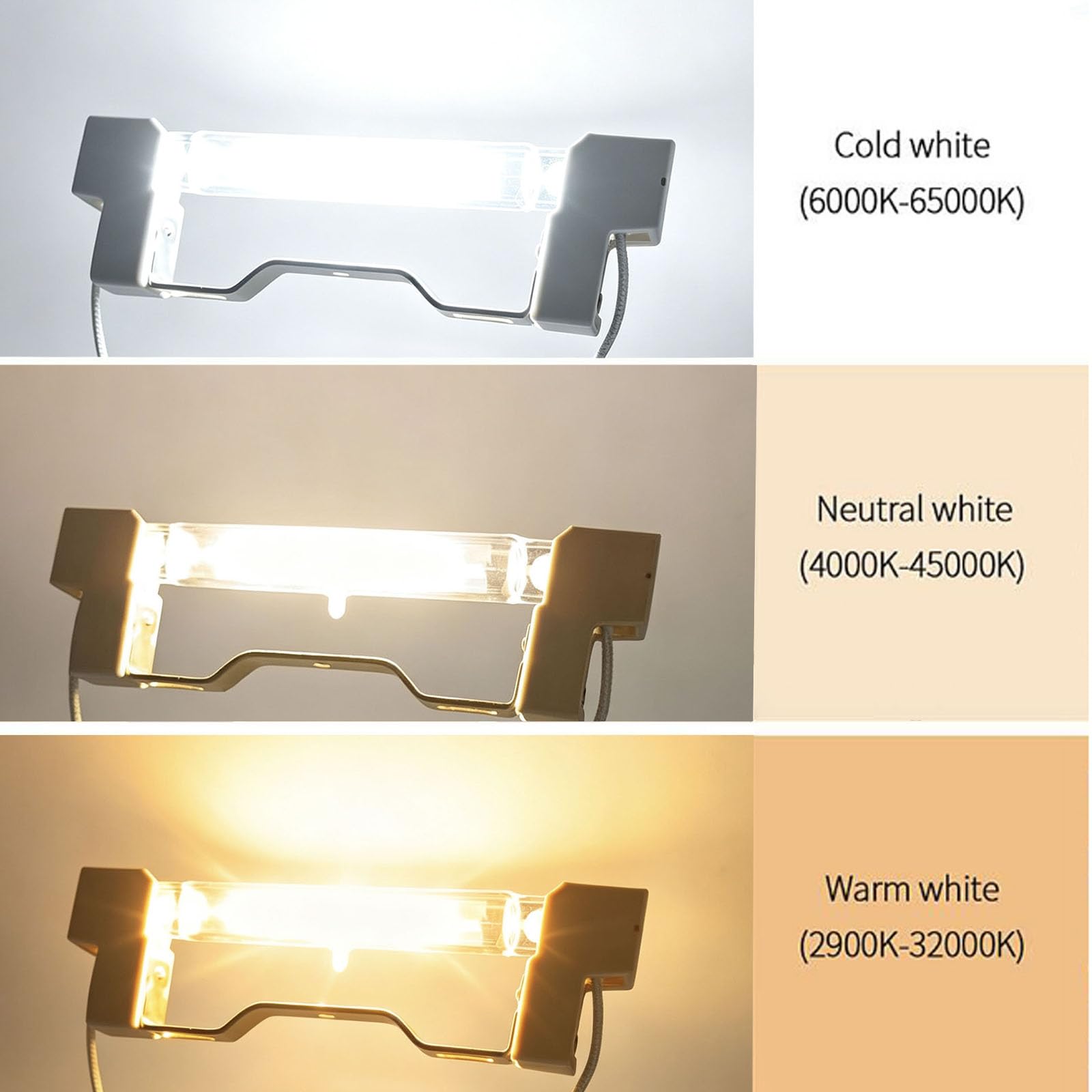 Lámpara R7S LED 78mm 20W AC 230V R7S J78 Lineal Proyector Bombilla