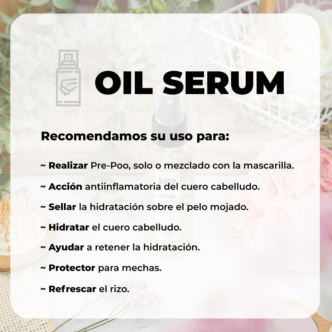 K89 Profesional Curly Hair Oil Serum 100ml