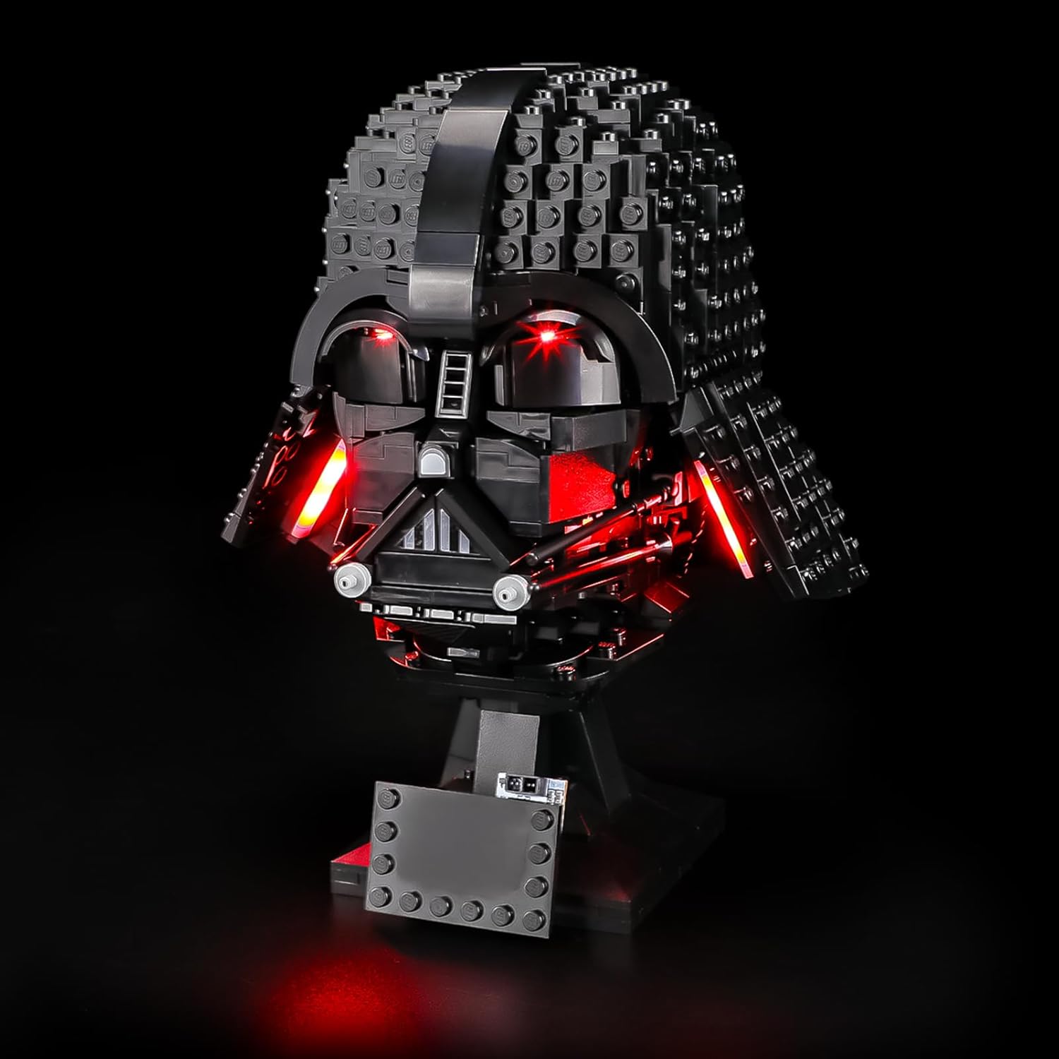 BRIKSMAX 2.0 Light Kit Compatible with Lego Star Wars Darth Vader Helmet 75304 Building Sets(Hand Wave Sensor Switch) - Original LED Lighting Kits (Accessories Only) for Display, Gifts & Collectors