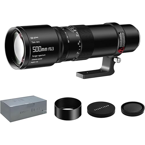 TTArtisan 500mm F/6.3 Telephoto Lens for X-Mount Full Frame Manual Focus Prime Supertelephoto Lens X-A3 X-A5 X-A7 X-H1 X-T100 X-T20 X-T200 X-T3 X-T30 X-T30II X-T4 X-Pro3 X-E3 X-E4 X-S10