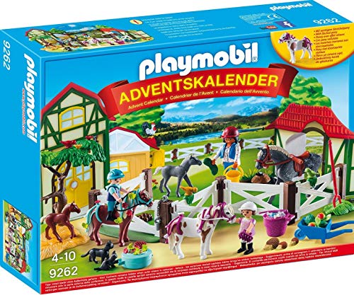 Playmobil 9262 Advent Calendar - Horse Farm, Multicolor Playmobil 9262 Advent Calendar - Horse Farm, Multicolor