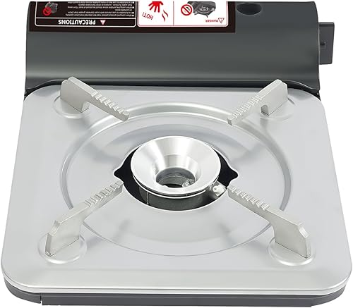 Miniatura 7 de Portable Butane Stove, 3500W Single Burner Gas Stove with Carrying Case, Compact Outdoor Cooking Stove for Camping, Tailgating, Picnic, Windproof