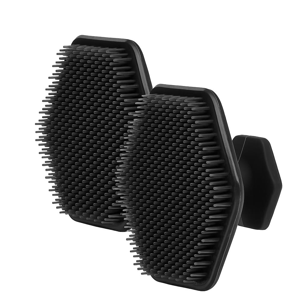 Silicone Beard Scrubber & Face Cleansing Brush for Men, Soft Exfoliating Beard Shampoo Brush, Deep Cleaning Facial Massager, Skin Exfoliator for Beard Wash, Grooming & Skincare Tool-image-41