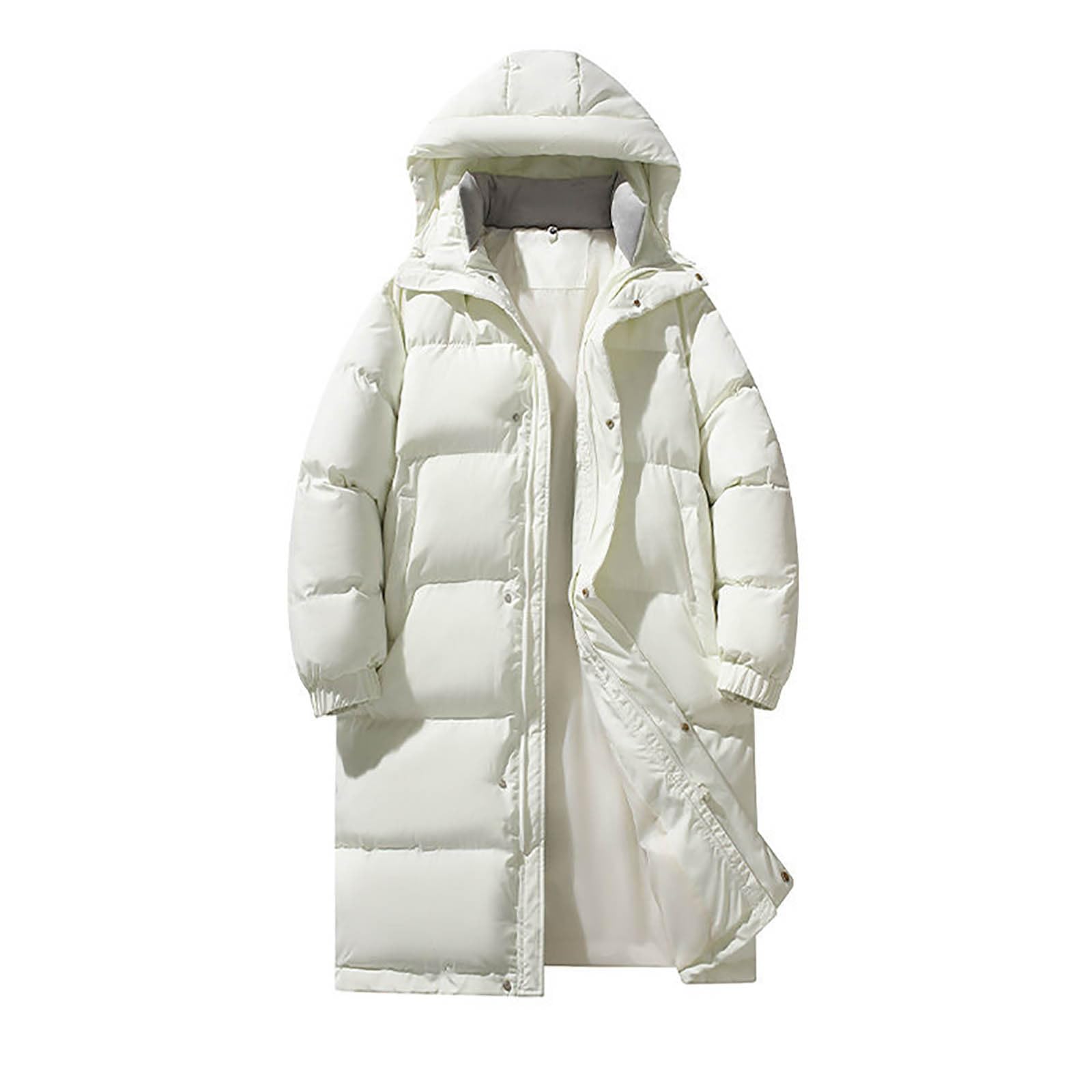 Genérico Plumifero Pluma Hombre, Abrigo Hombre Casual,Chaqueta Informal De AlgodóN con Capucha De Longitud Media Y CáLida para Hombre De Newhigh Street