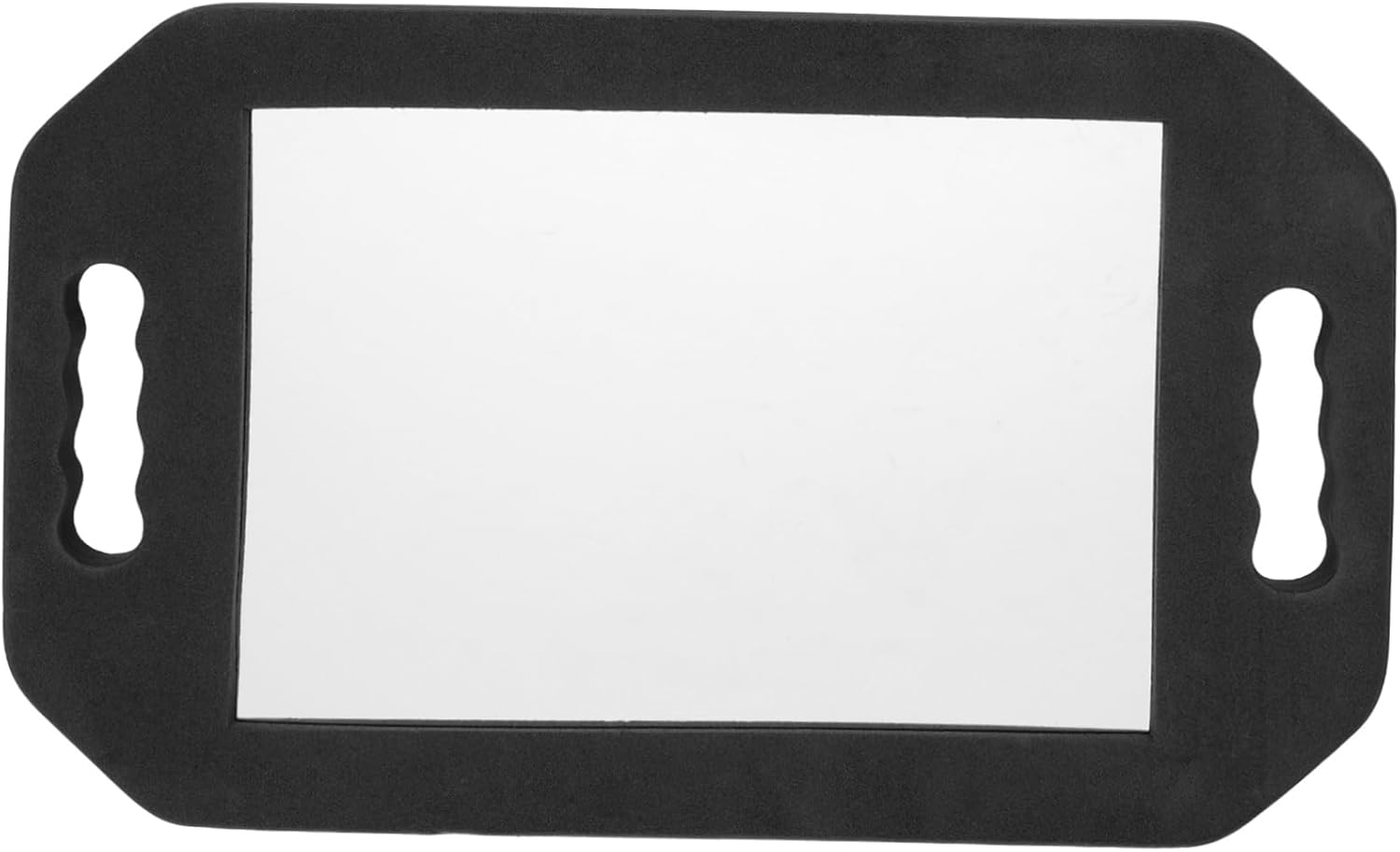 Foams Mirror with Handles Lightweight Rectangular Salon Hairdressing Makeup Mirror Frame Portable Break Resistant for Barber Shops Vanity Bathroom Bedroom
