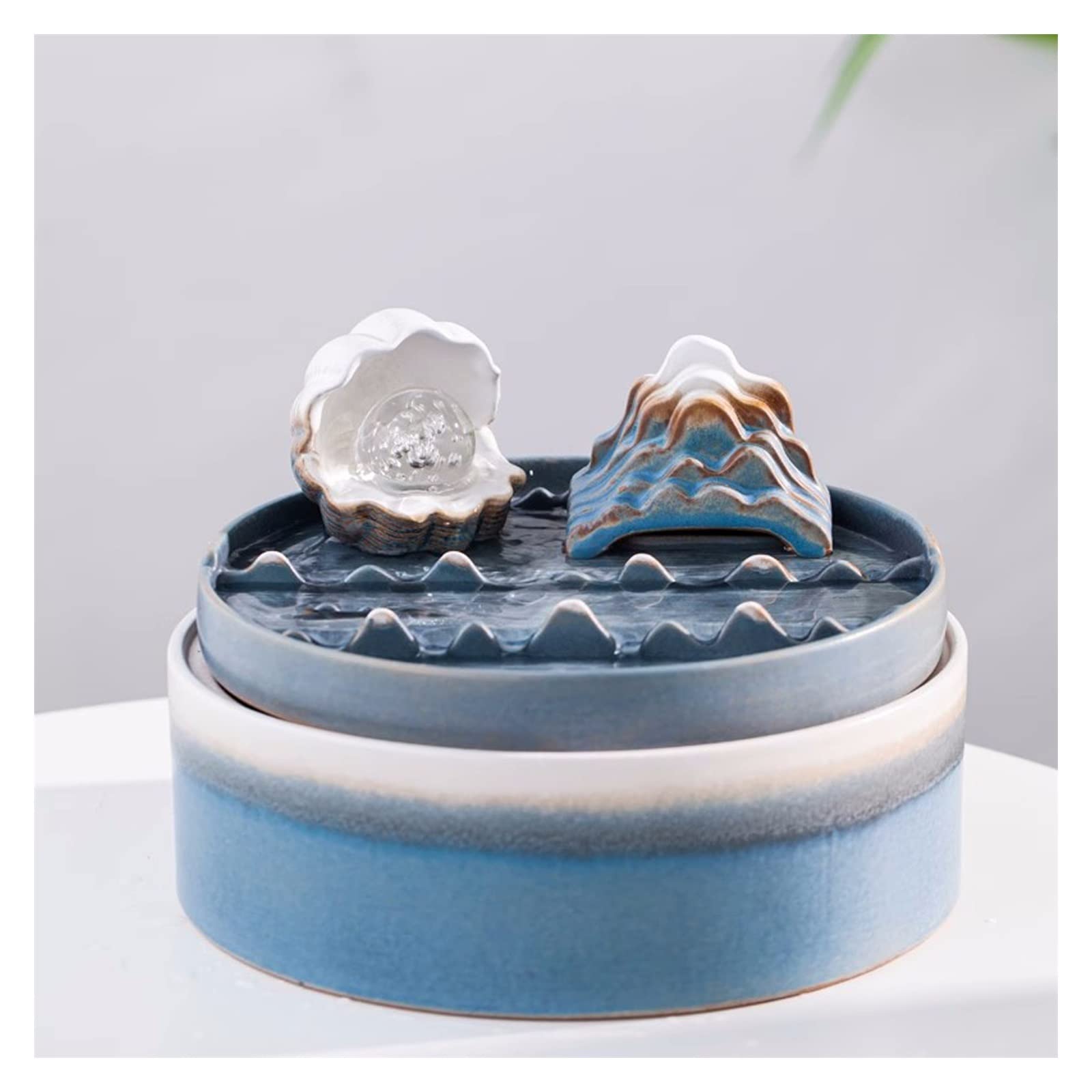 Fuente de mesa interior de cerámica para regalar armonía y decoración elegante