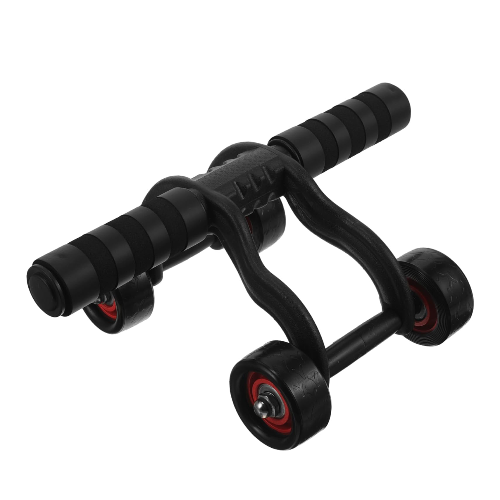 POPETPOP 1pezzi Ruota Addominale Fitness Con Maniglie Antiscivolo Esercitatore Per Addominali e Gambe Attrezzatura Per Palestra Casa Di Peso Per Allenamento Uomo e Donna