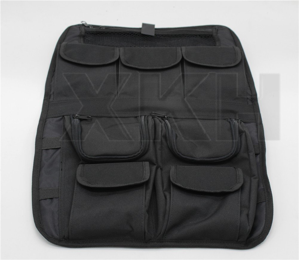 XKH- Tour Pack Lid Organizer Black Compatible with Harley Davidson All [B074VYQLSH]