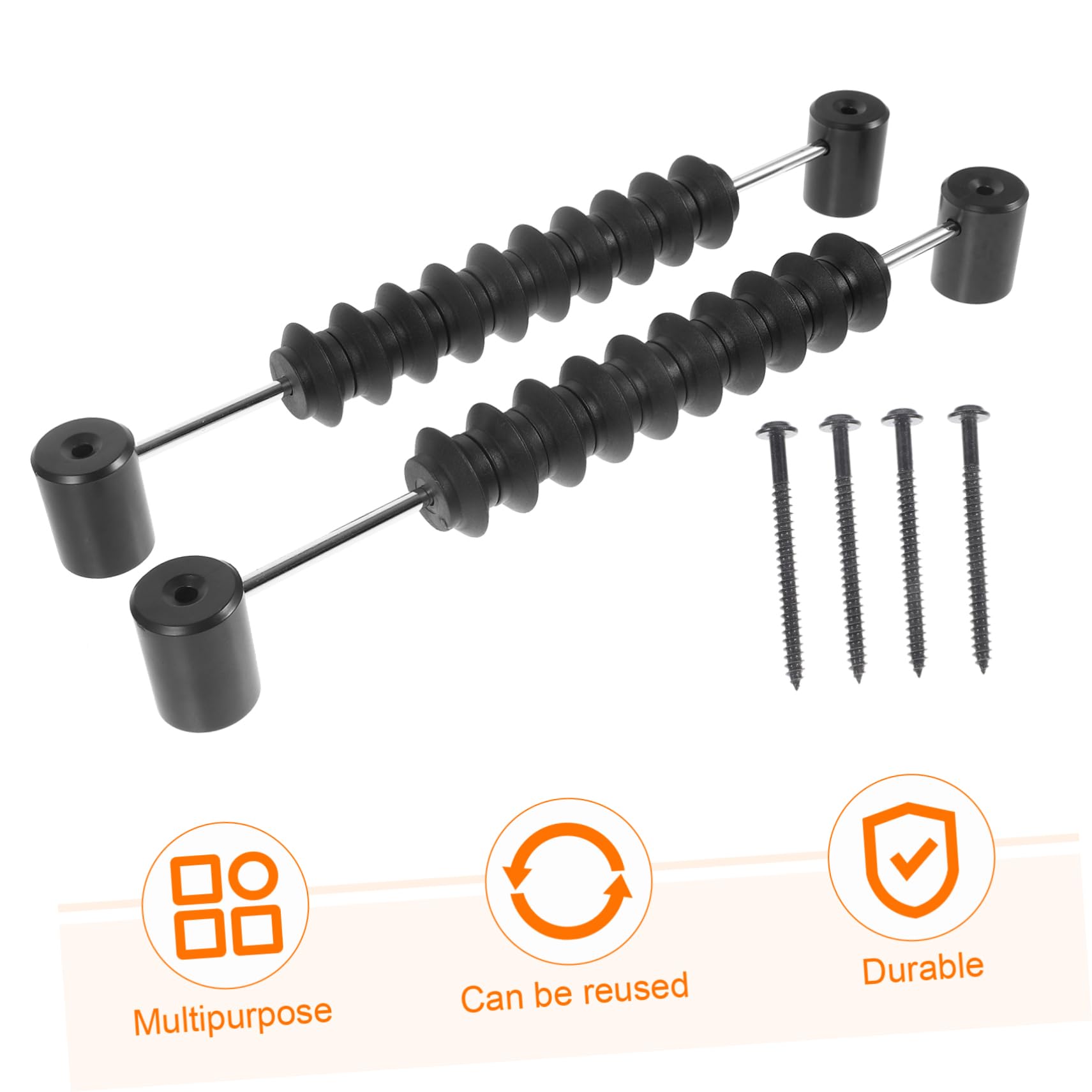 HANABASS Compteur de Points pour Baby-Foot, 2 Barres Noires en Panneau de Fibres, Marqueur de Score Solide pour Table de Football et Jeux de Balle