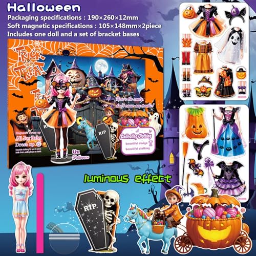 Autocollants de Noël d'Halloween réutilisables en livre éducatif bébé - 8