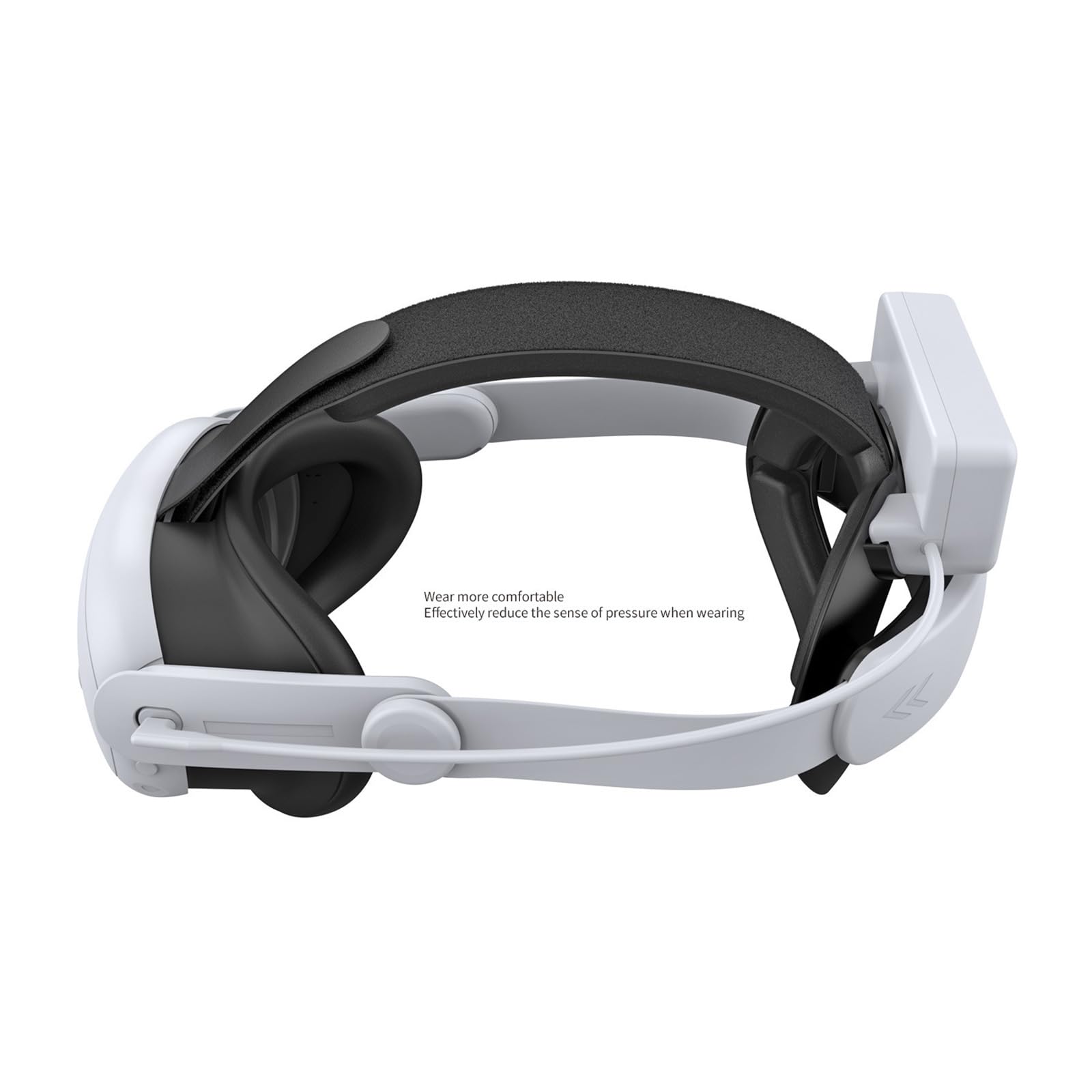 Diadema con batería para 3 / 3S 18500 MWh, correa de carga rápida de repuesto para mayor comodidad y tiempo de reproducción, auriculares de realidad virtual, acolchado cómodo