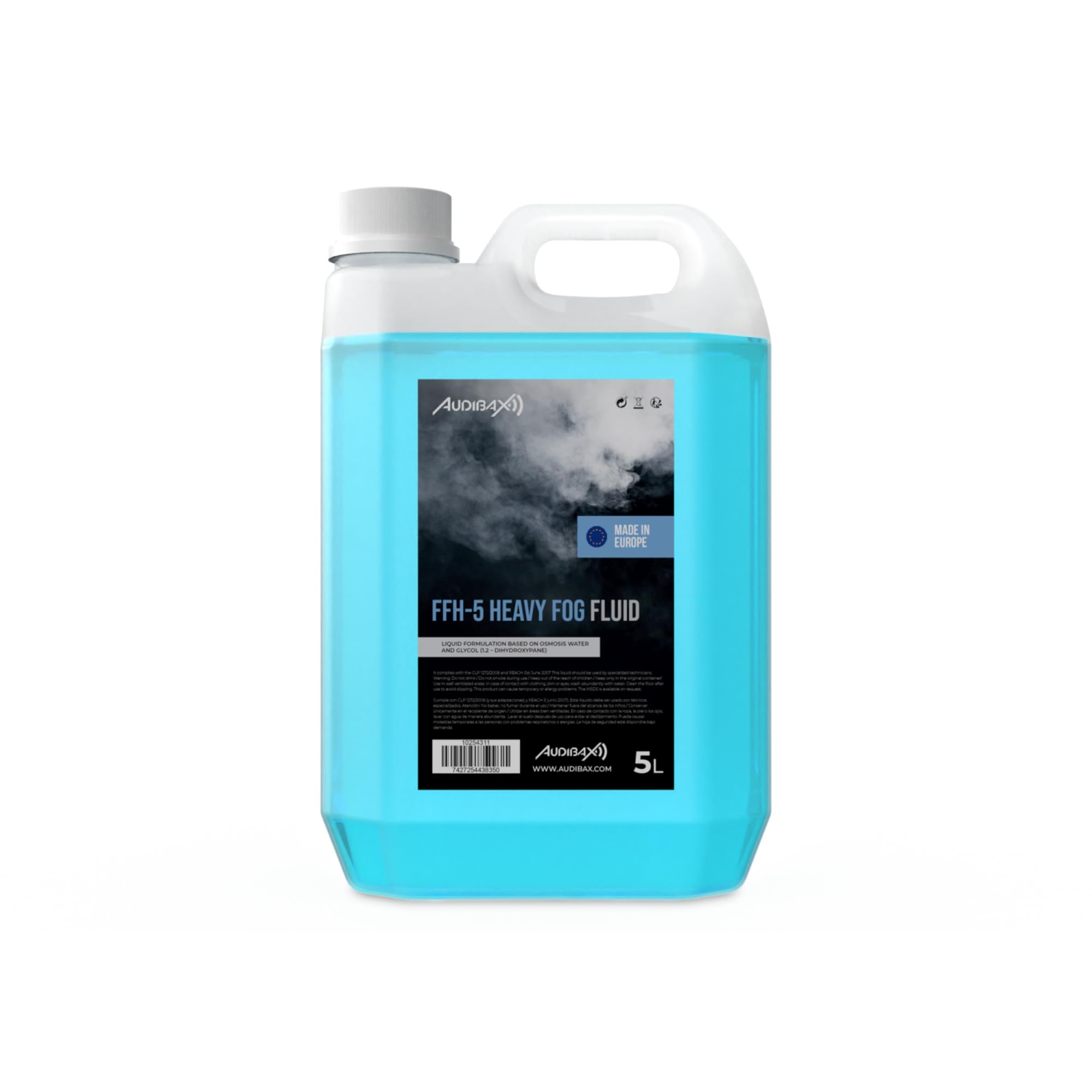 Audibax FFH-5 Fog Fluid Liquido De Humo Alta Densidad 5L