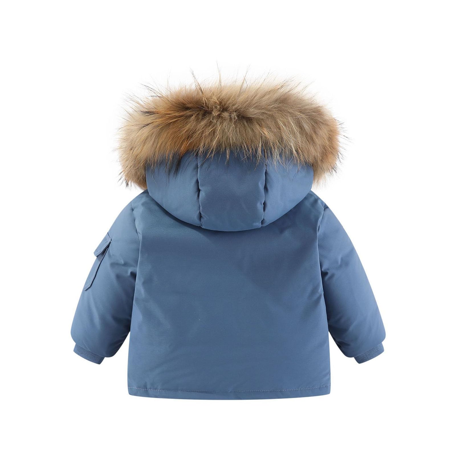 Combinaison de Ski Enfants Garçons Fille - Doudoune à Capuche + Pantalon de Ski, Enfant 2 Pièces Ensemble de Combinaison de Neige Hiver Manteau de Duvet Pantalon de neig 24 Mois- 6 Ans
