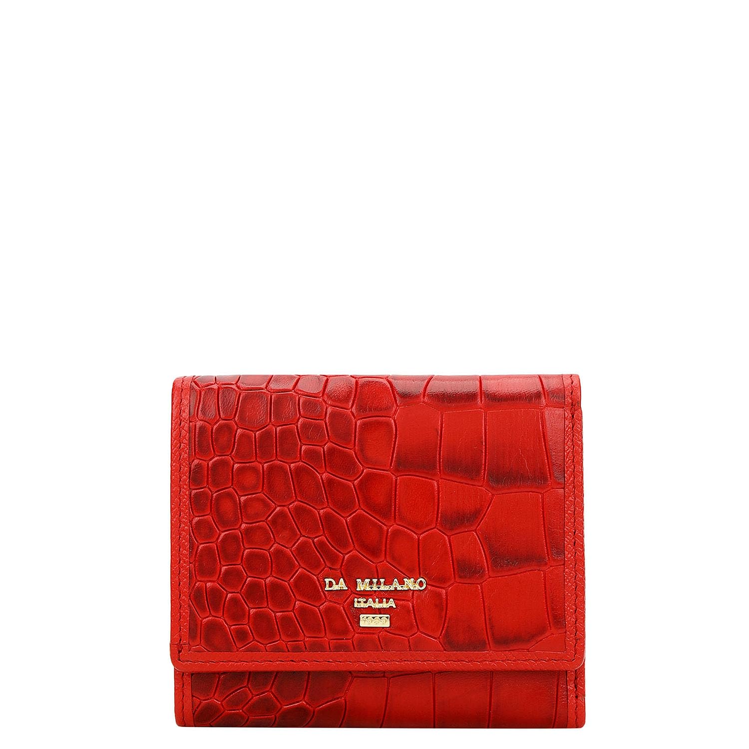 Premium Leather Wallet for Women | Multi Compartment Travel Wallet - Red Red (10037C)-image-45