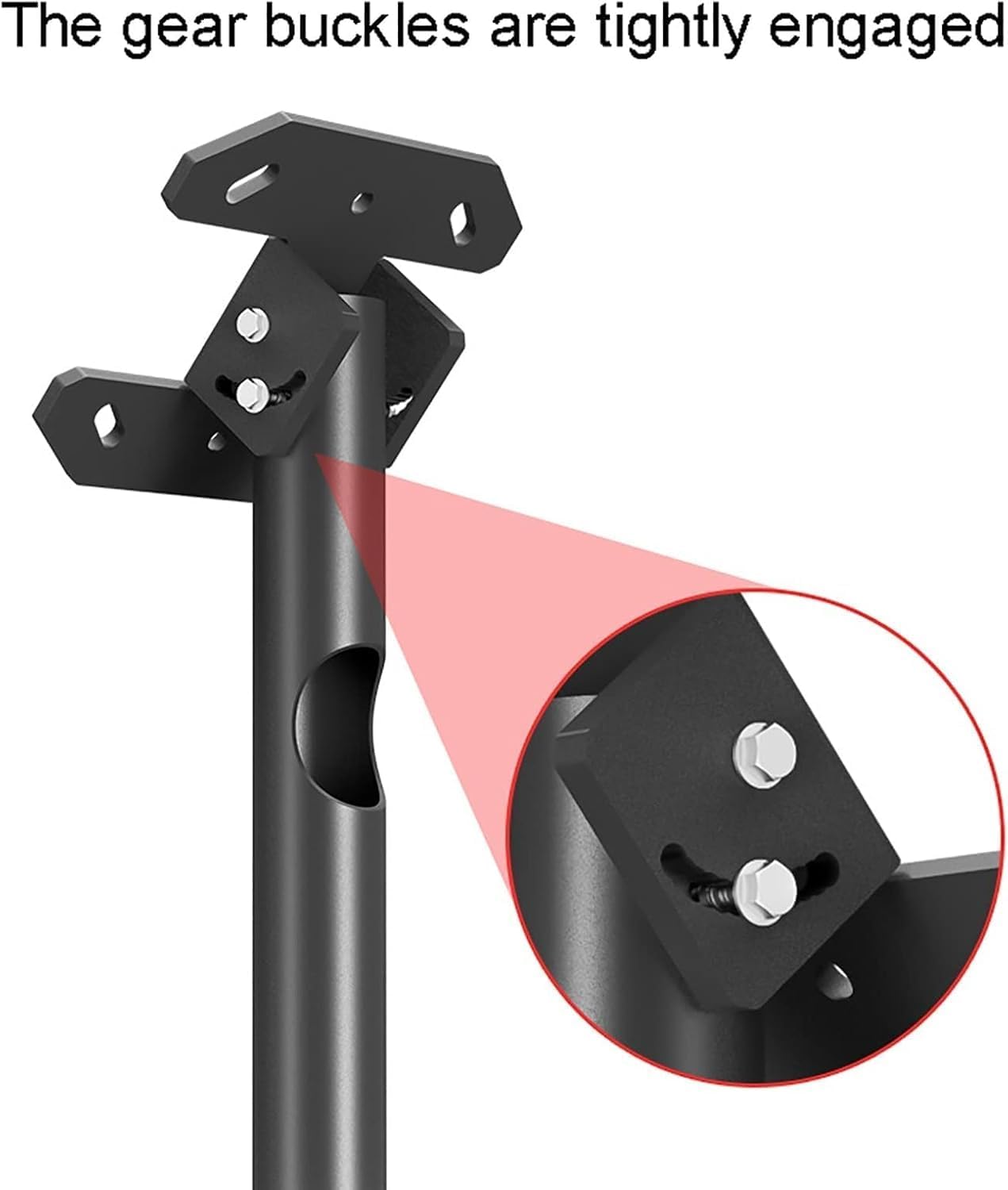 Adjustable Height Telescoping Ceiling TV Bracket, Ceiling TV Mount, Wall TV Mount Bracket, Fits 37-85inch LCD Flat Screen TVs, Metal Expansion Screw Fixing