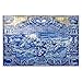1000 pièces Azulejo ancien à Lisbonne Azulejo ancien à Lisbonne Azulejos de Lisbonne Puzzles de grandes pièces pour adultes Jouet éducatif pour enfants Jeux créatifs Divertissement Puzzles en bois Déc