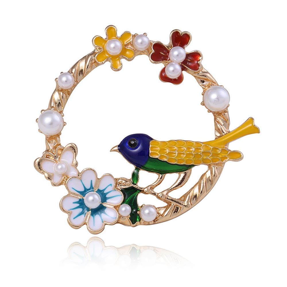 Eleganckie broszki przypinki kryształowa broszka ze zwierzęciem ptak przypinka do klapy dla kobiet mężczyzn Jewelrye wielokolorowe broszki kryształowa szpilka
