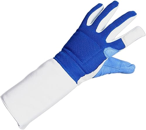 rockible Guantes de esgrima Equipo de entrenamiento profesional antideslizante lavable Accesorios de esgrima de goma para sable de espada de