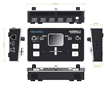 Amazon.co.jp: Feelworld LIVEPRO L1 ライブ放送ビデオ