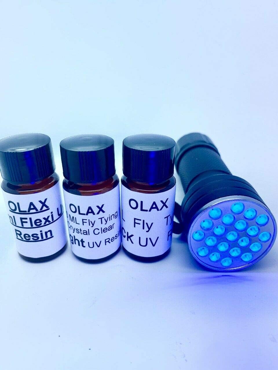 3X 10ml (30ml) Light, Thick, Flexible Fly Tying UV Glue