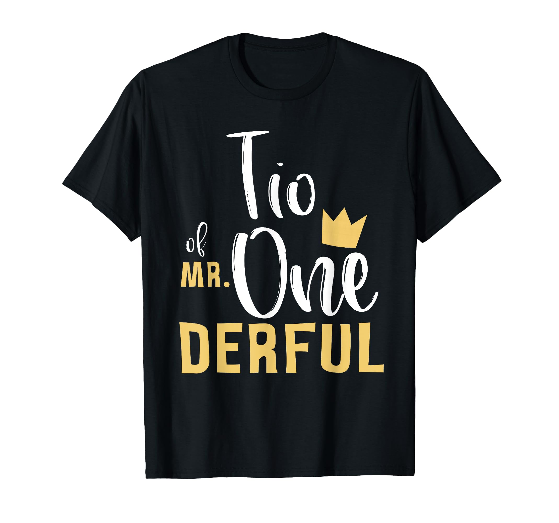 Tio of Mr Onederful 1st Birthday First One-Derful Matching T-Shirt