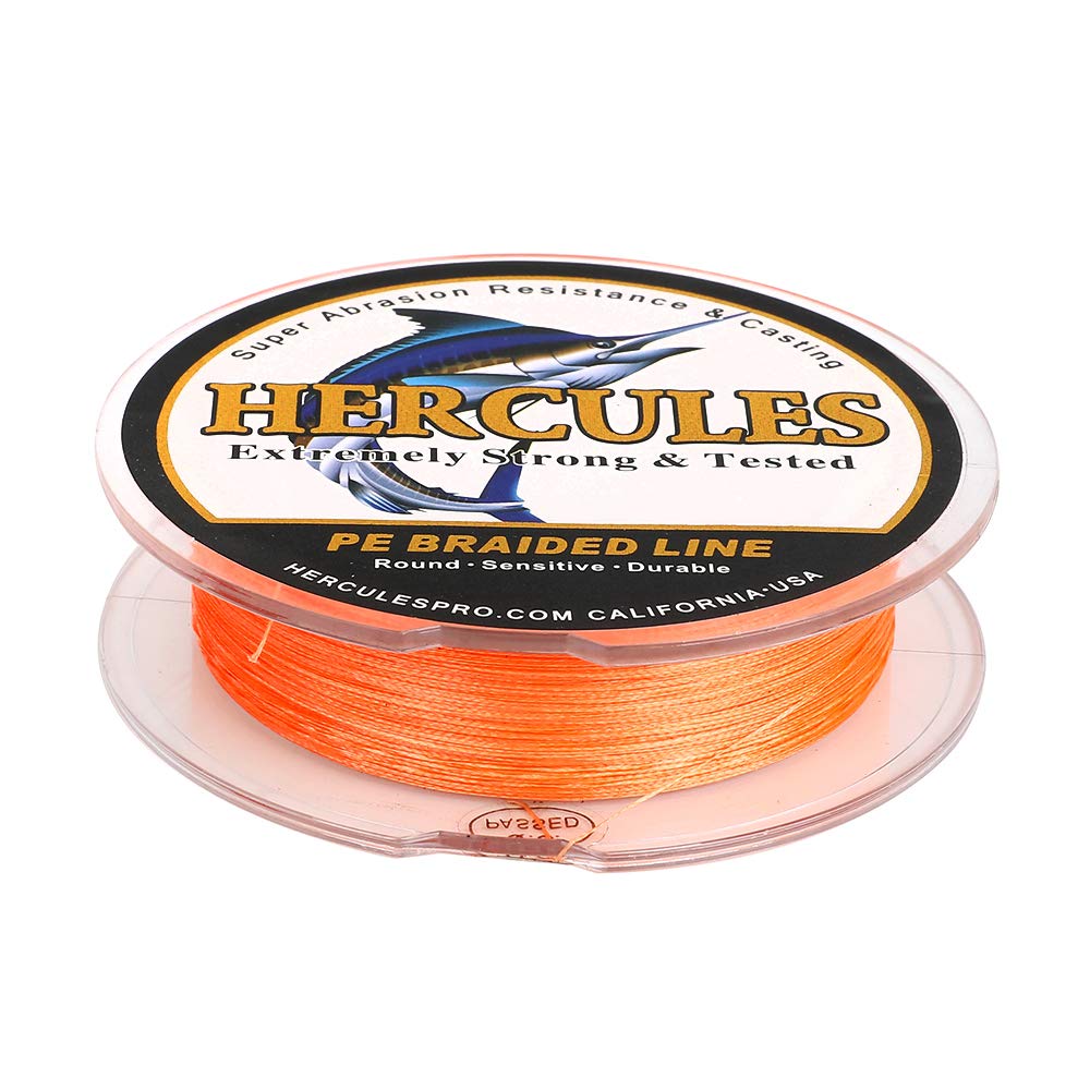 Hercules Super Cast 100-2000m 109-2187 Yards 6-100lbs Test Ligne de pêche tressée pour Eau salée PE Tresse Lignes de Poisson Superline 4 brins - 5