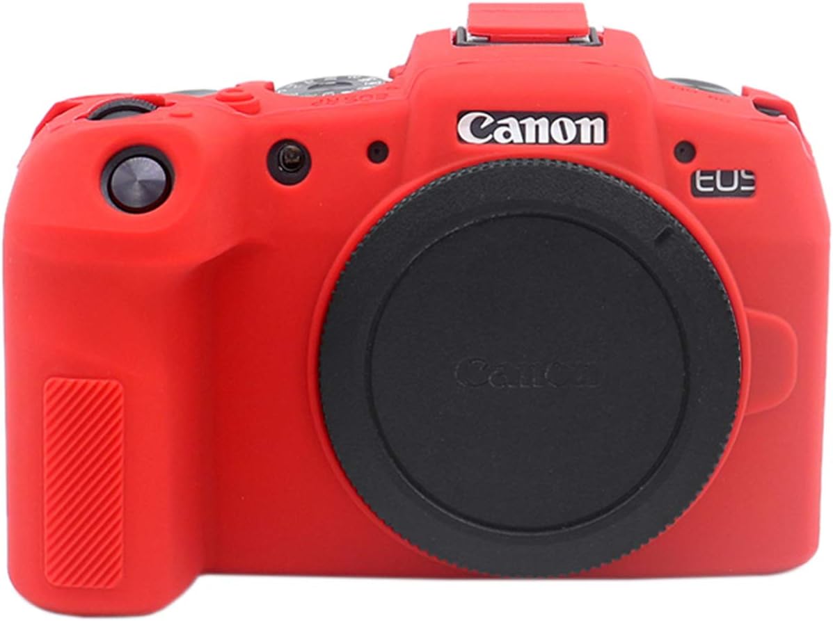 EOS RP Silicone Cover, TUYUNG Protective Rubber Camera Case Cover Skin for Canon EOS RP Digital SLR Camera - Red
