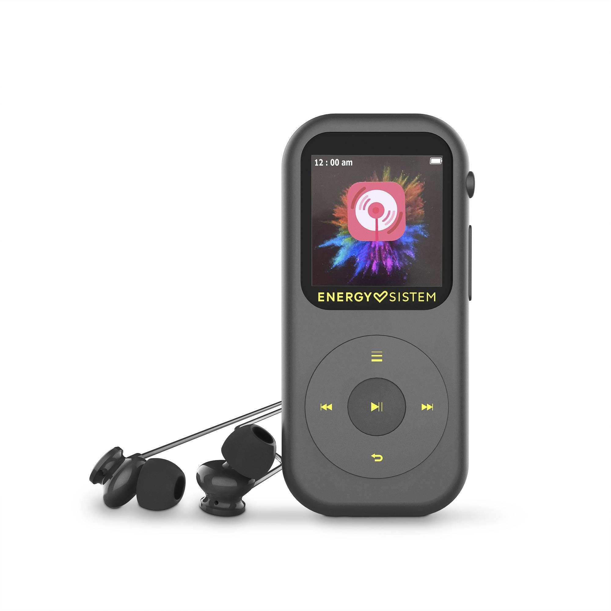 Energy Sistem Handy Lettore MP3 MP4 Bluetooth 5.3 16GB Radio FM MicroSD 128GB Display IPS Touch USB C Riproduttore Musicale Portatile FLAC WAV WMA Registratore Vocale Video AMV Auricolari