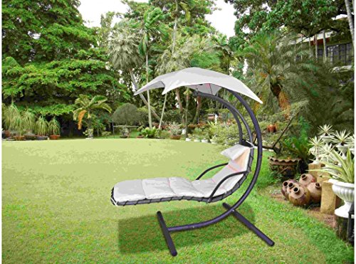 Balancin Jardin 1 plaza Beige Toldo+Cojines