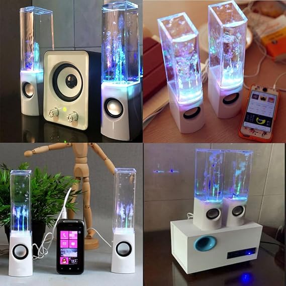 Gikfun 7 Colour LED Water Speaker with Dancing Fountain Light Show Sound Effect EK8485